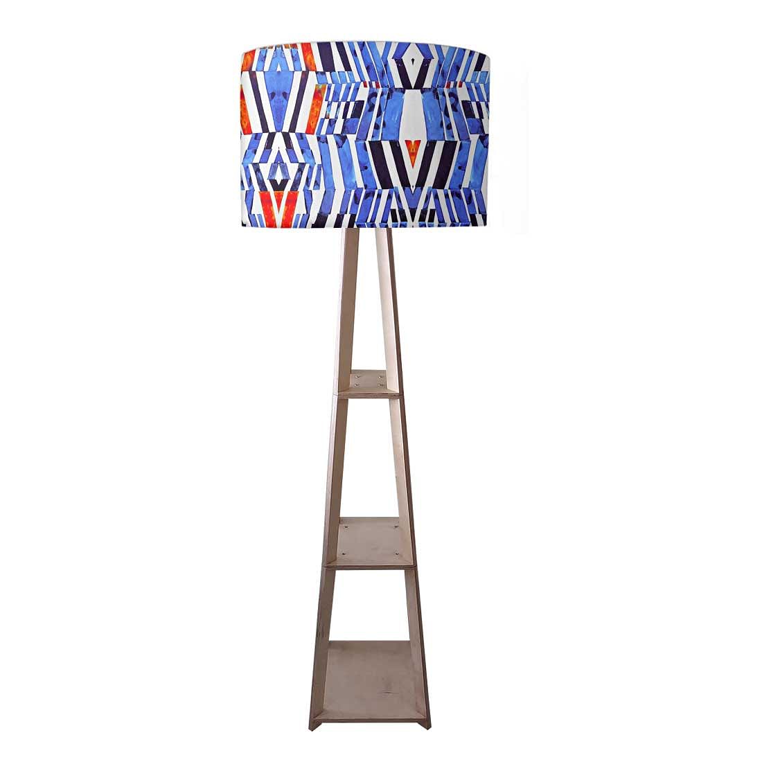 Floor Lamp with Shelves - Mad Mosaic Nutcase