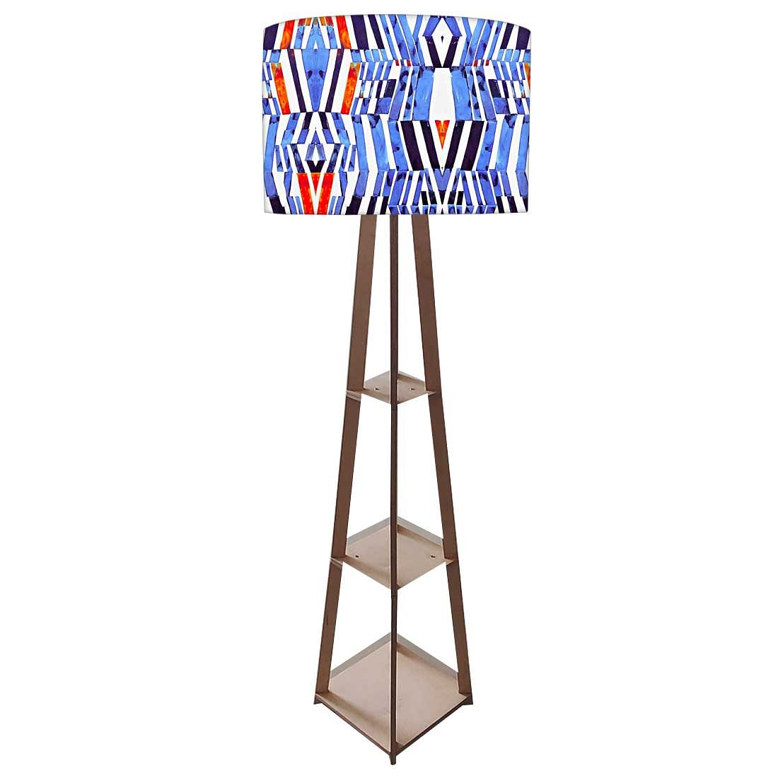 Floor Lamp with Shelves - Mad Mosaic Nutcase