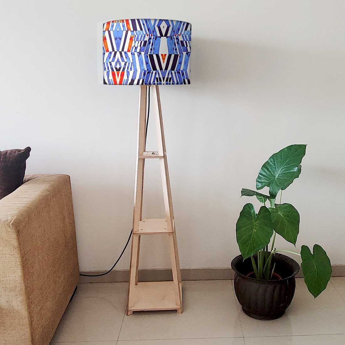 Floor Lamp with Shelves - Mad Mosaic Nutcase