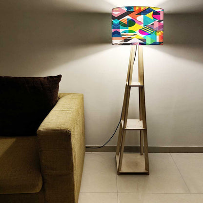 Modern Floor Lamps - Mulicolour ply Nutcase