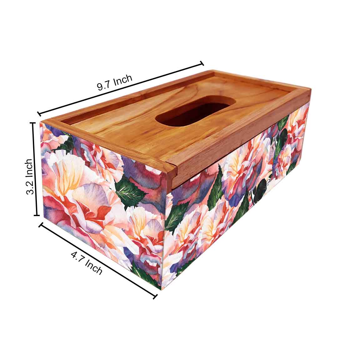 Wooden Tissue Holder Box for Home Office  Online India