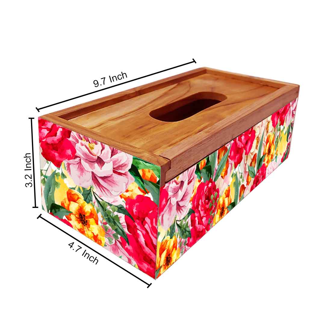 Wooden Tissue Box Holder for home Online India