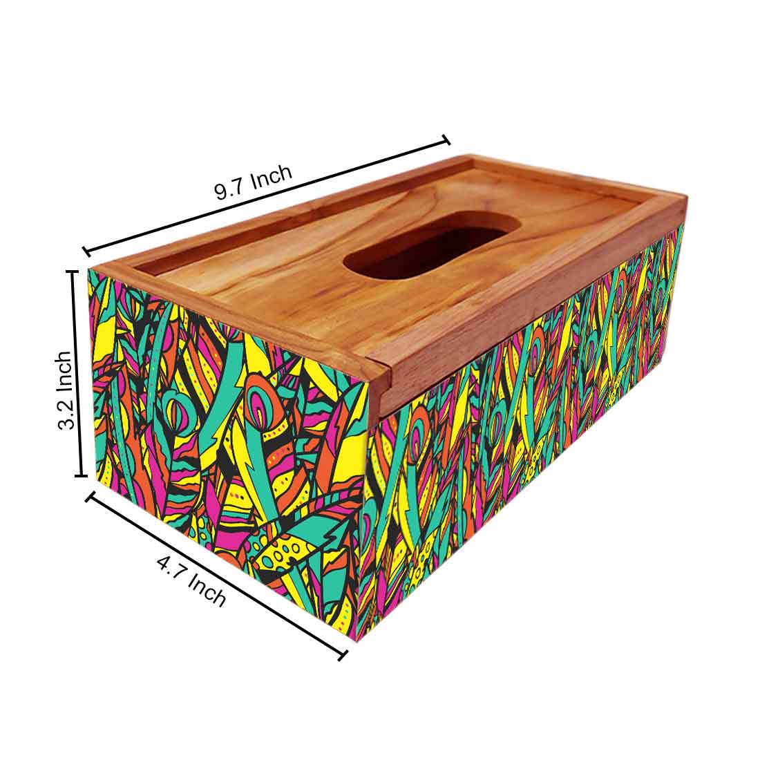 Wooden Tissue Box Cover for Office Online India