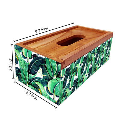 Wooden Tissue Holder for Dining Table Online India