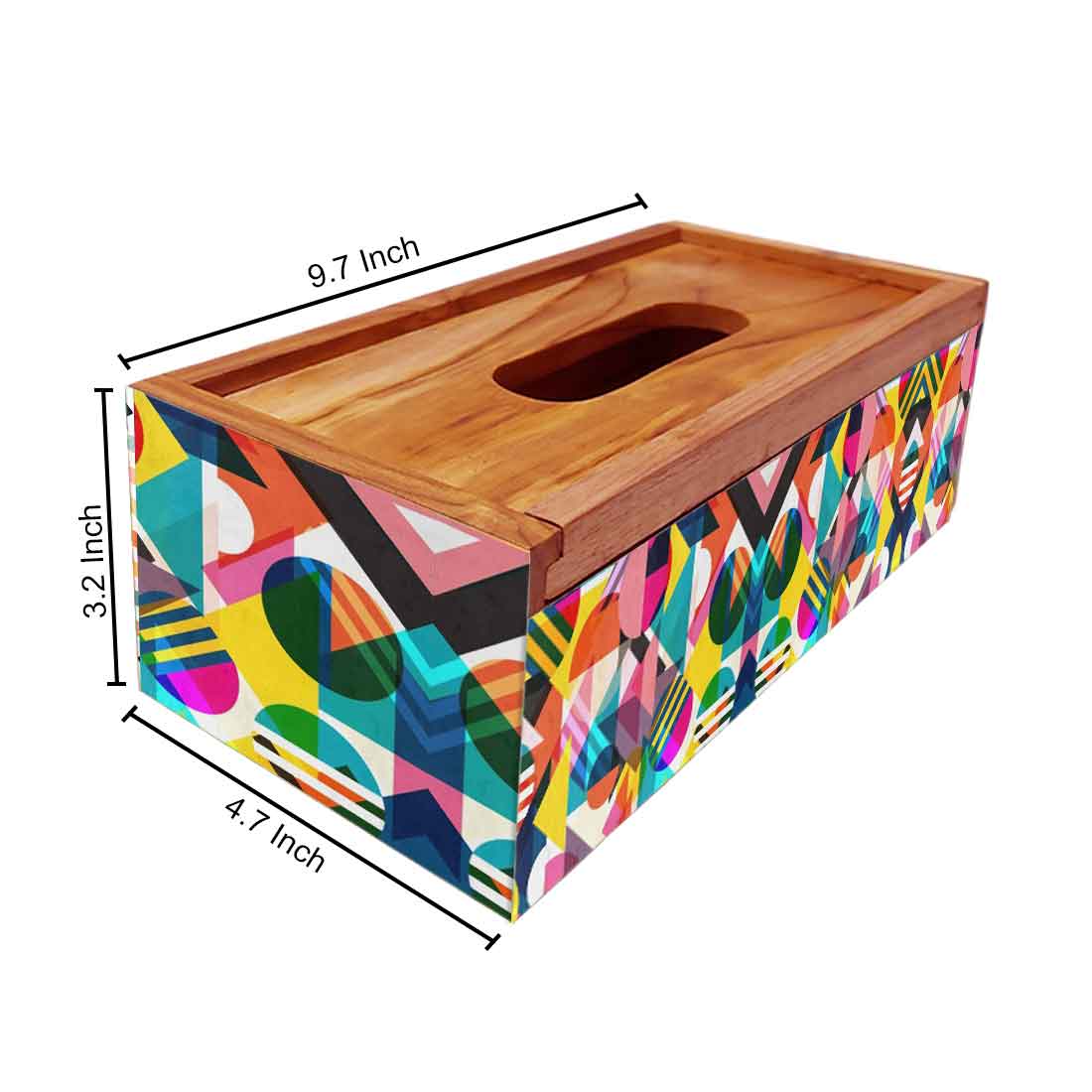 Wooden Tissue Holder Box for Home Office  Online India