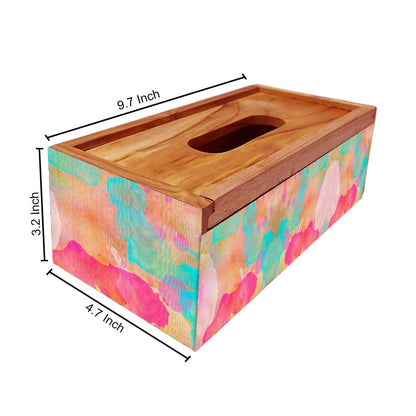 Wooden Decorative Tissue Box Covers for Home Office Online India