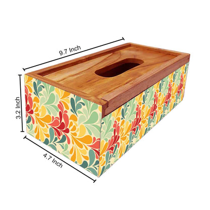 Wooden Tissue Holder for Dining Table Online India