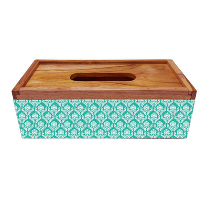 Wooden Rectangular Tissue Paper Holder for Bathroom