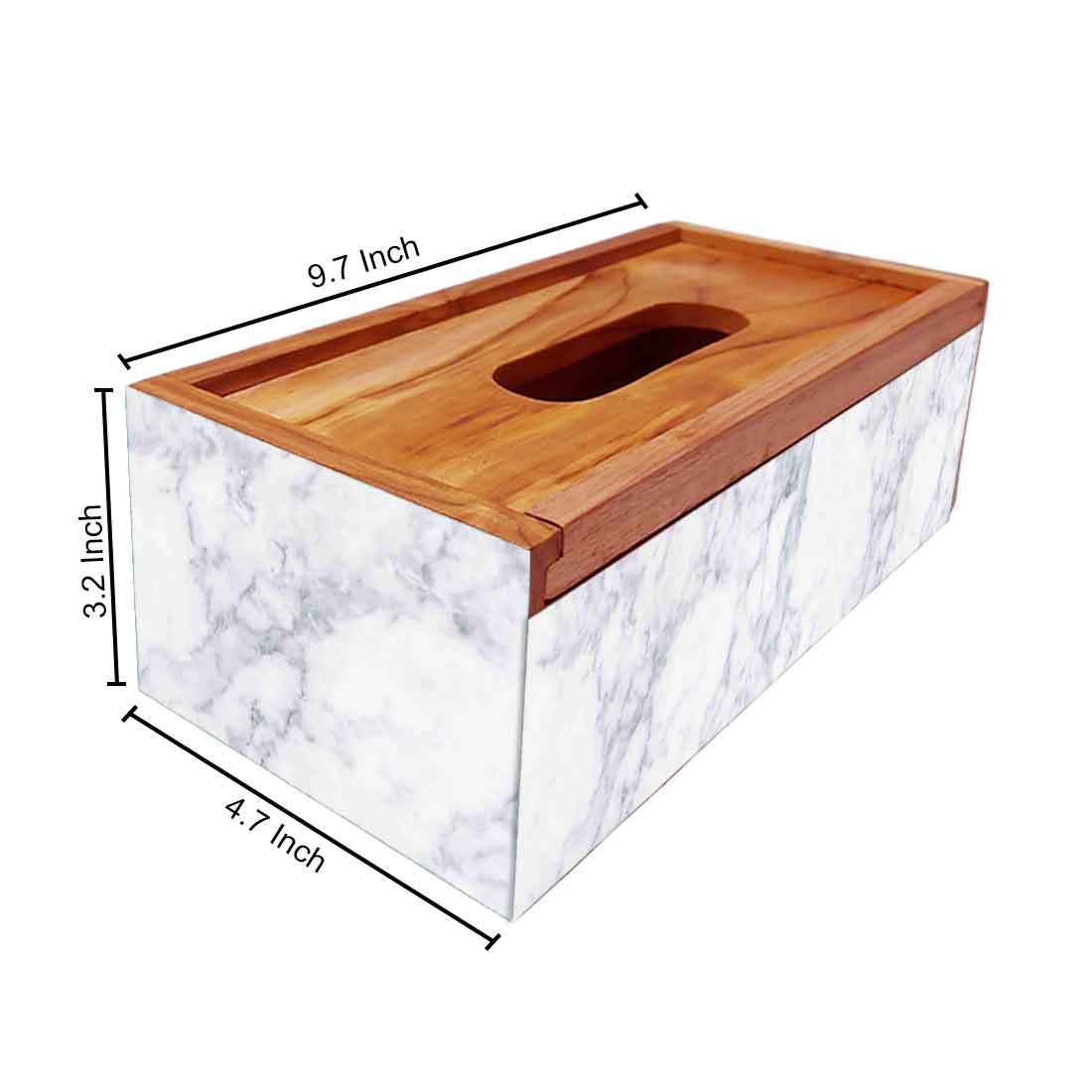Wooden Tissue Box Cover for Office Online India