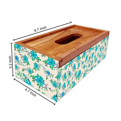 Wooden Tissue Box Holder for Home Online India