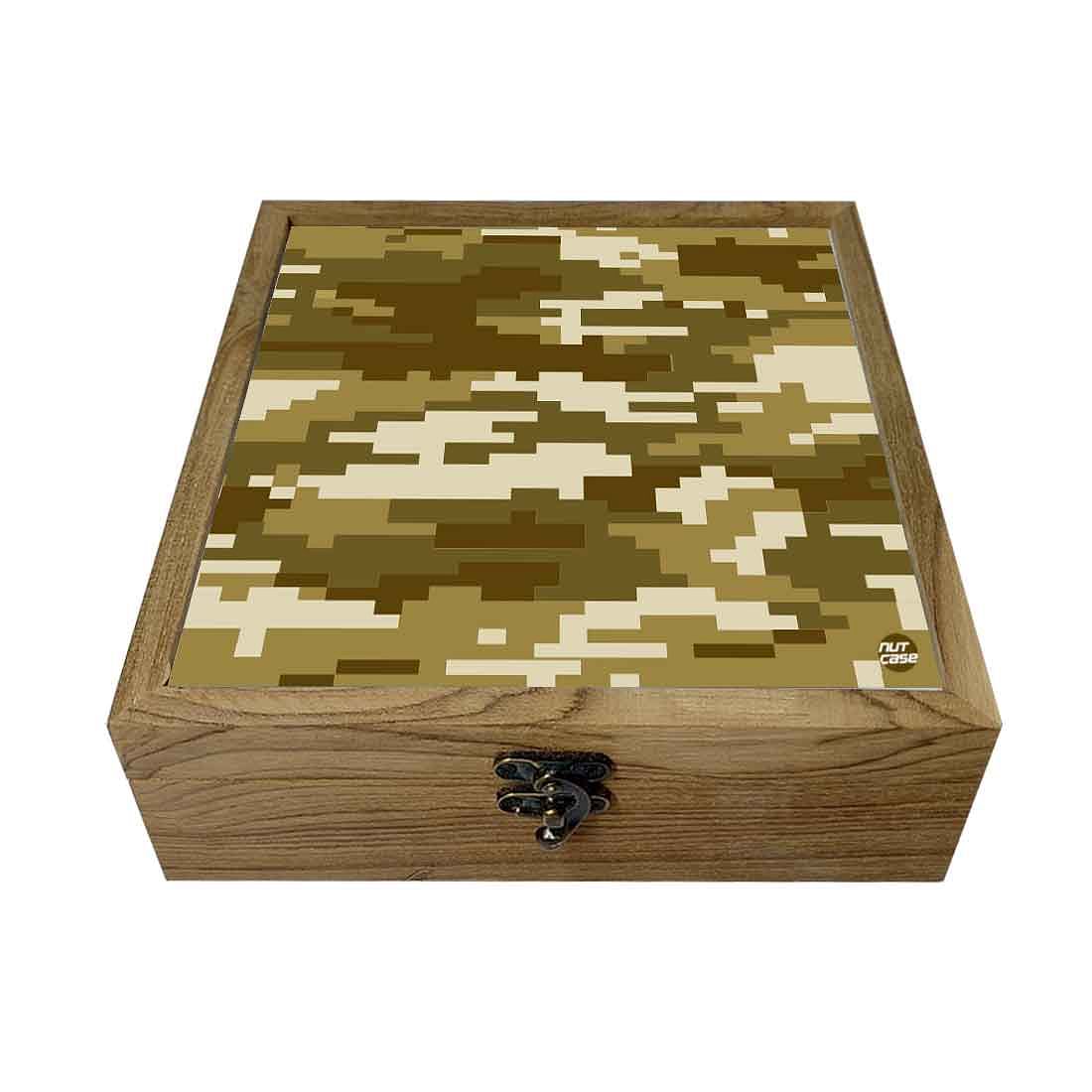 Nutcase Designer Anniversary Gift for Wife Special Latest - Unique Gifts -8 Bit Camo Desert Storm Nutcase