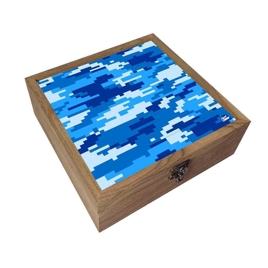 Nutcase Designer Birthday Gift for Wife Special Latest Box - Unique Gifts -8 Bit Camo Blue Navy Nutcase