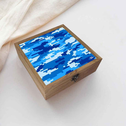 Nutcase Designer Birthday Gift for Wife Special Latest Box - Unique Gifts -8 Bit Camo Blue Navy Nutcase