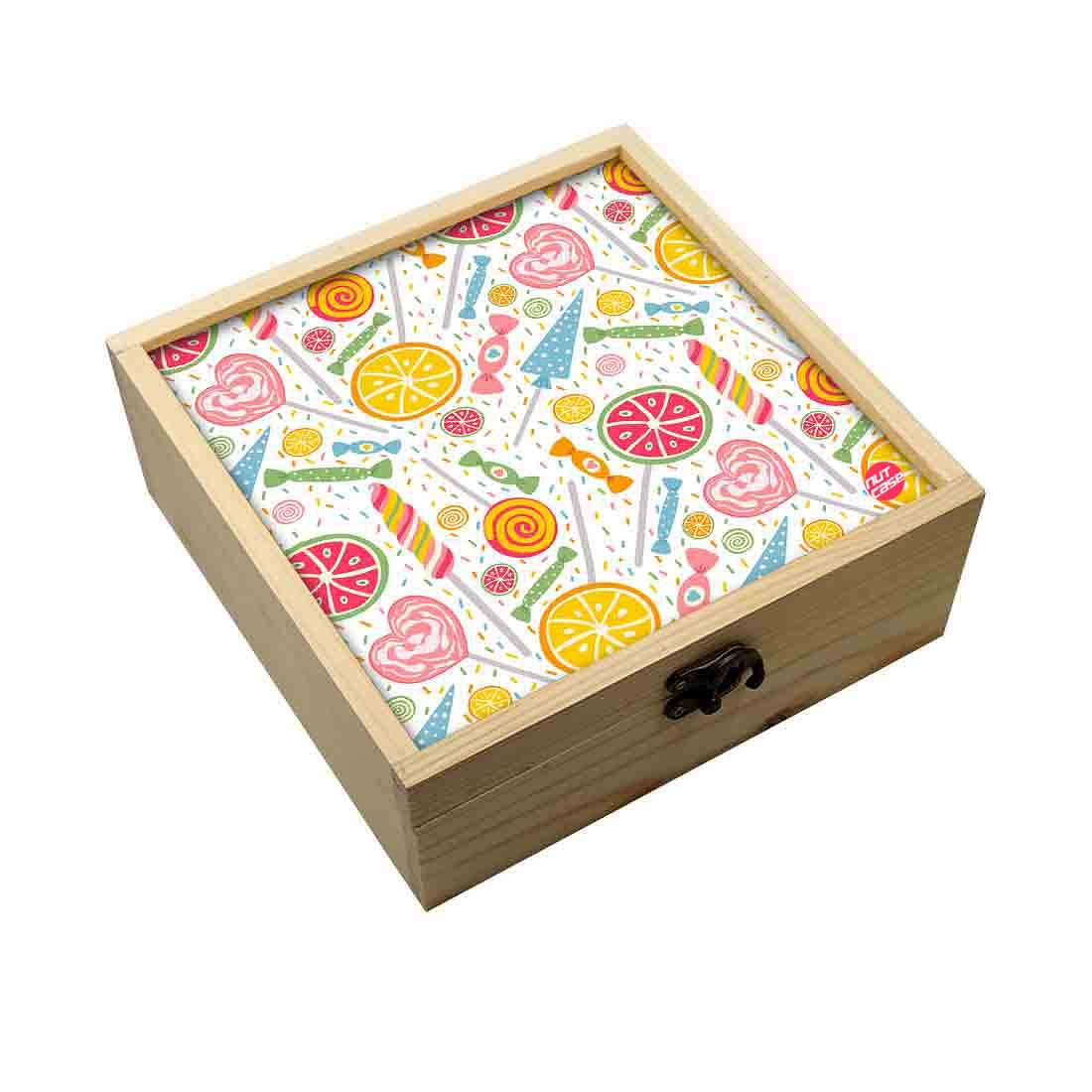 Jewellery Box Wooden Jewelry Organizer -  Sweet Candies Nutcase