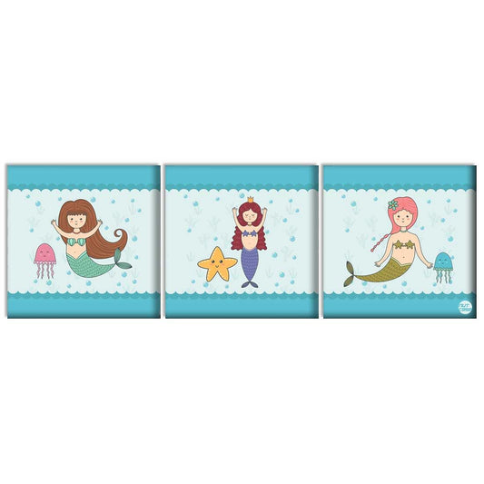Wall Art Decor Panel For Home - Mermaids Nutcase