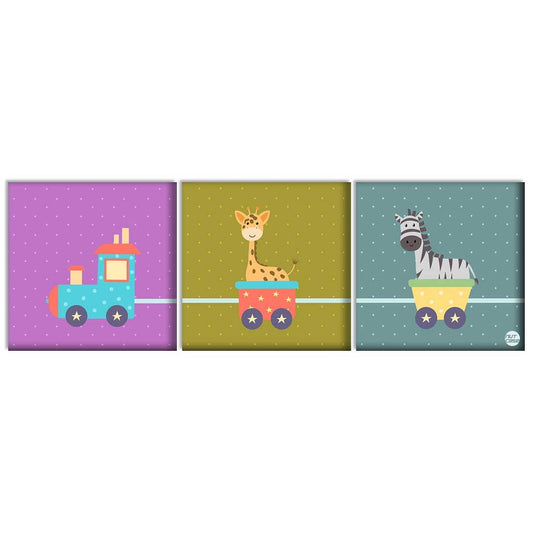 Wall Art Decor Panel For Home - Zebra Ride Nutcase