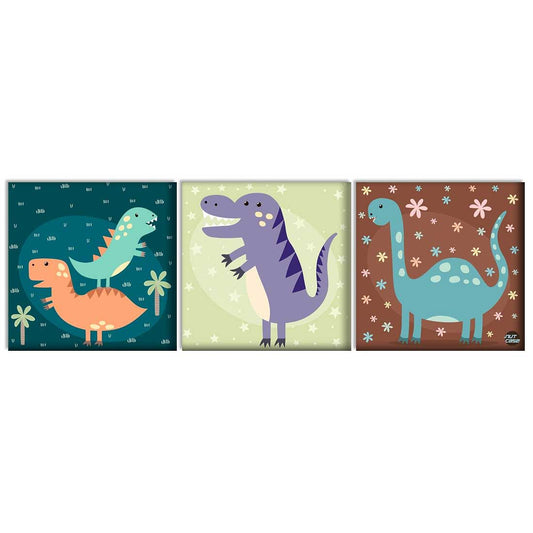 Wall Art Decor Panel For Home - Dino Nutcase