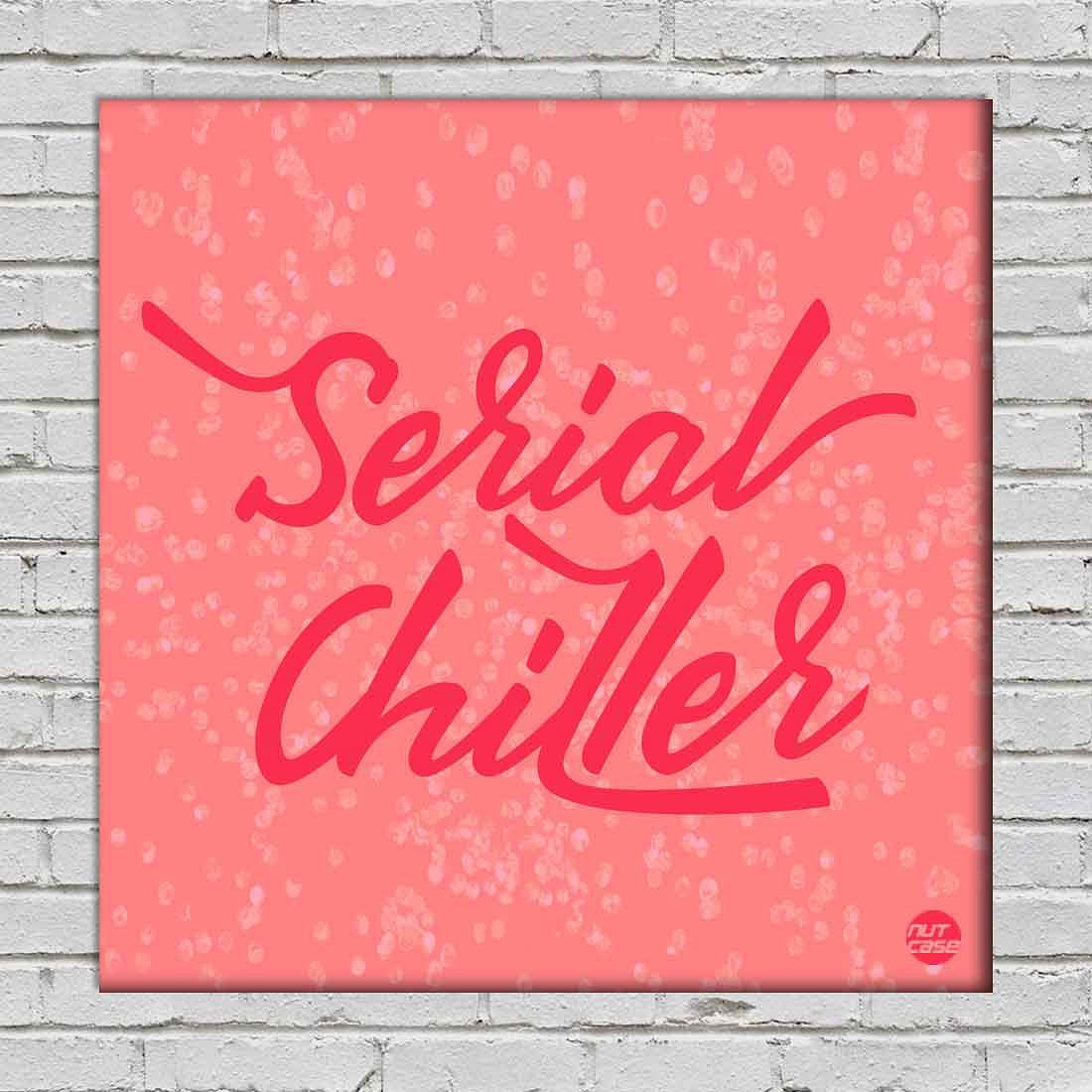 Wall Art Decor Panel For Home - Serial Chiller Pink Nutcase