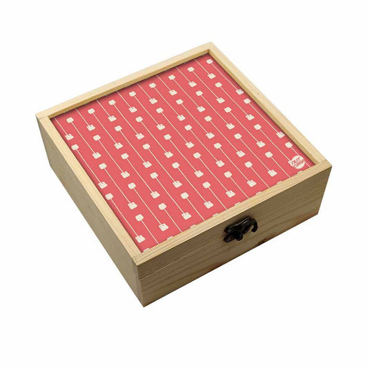 Jewellery Box Wooden Jewelry Organizer -  Sweet Pink Nutcase