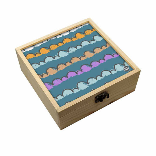 Jewellery Box Wooden Jewelry Organizer -  Cure Waves Nutcase