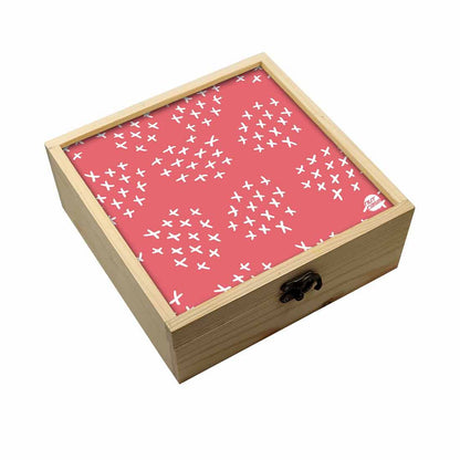 Jewellery Box Wooden Jewelry Organizer -  White Dot Nutcase