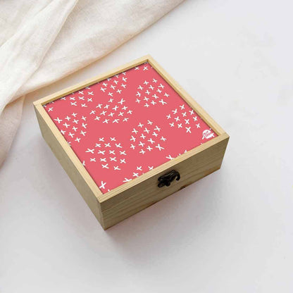 Jewellery Box Wooden Jewelry Organizer -  White Dot Nutcase