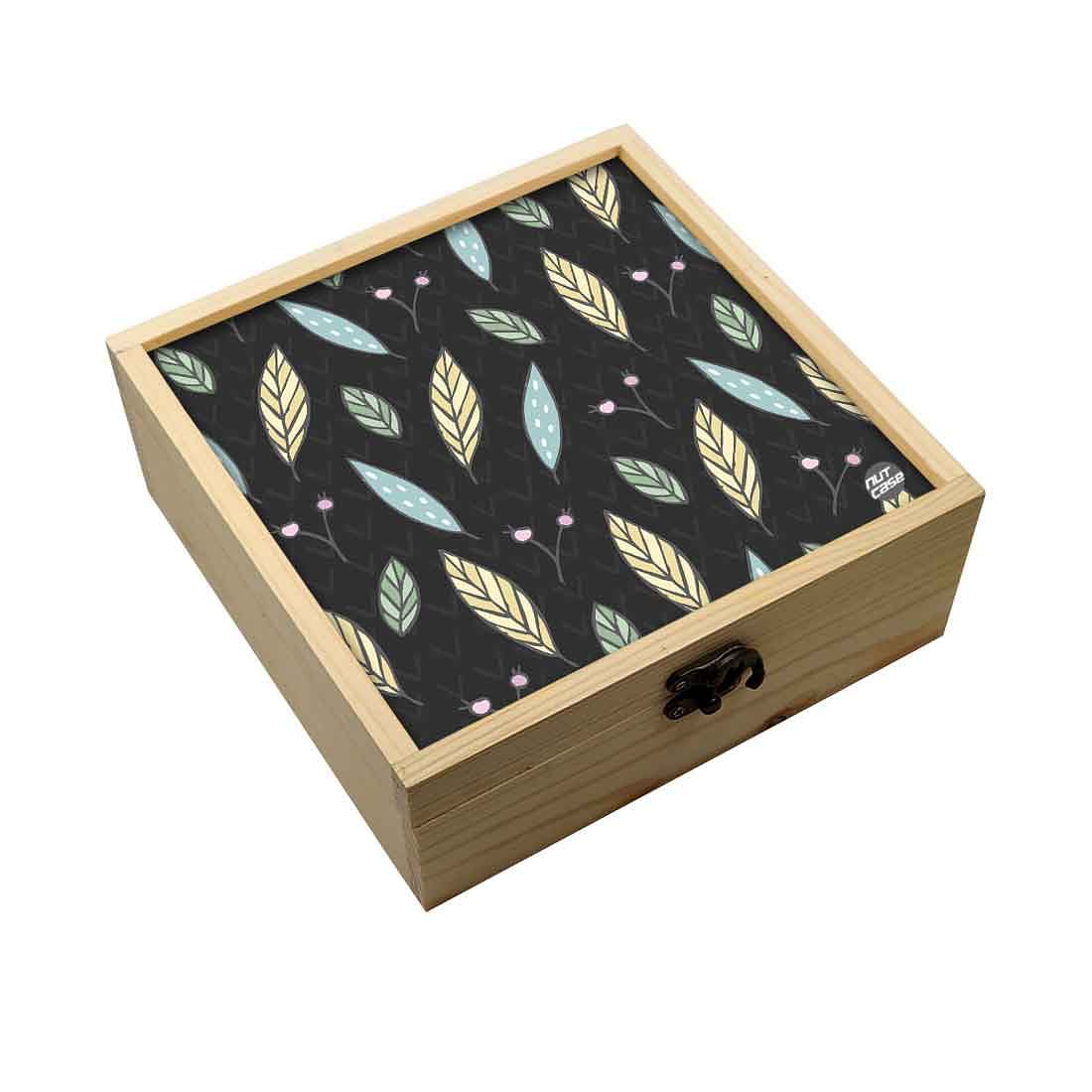 Jewellery Box Wooden Jewelry Organizer -  Leaf Nutcase