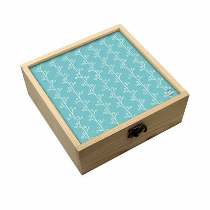 Jewellery Box Wooden Jewelry Organizer -  Blue Branches Nutcase