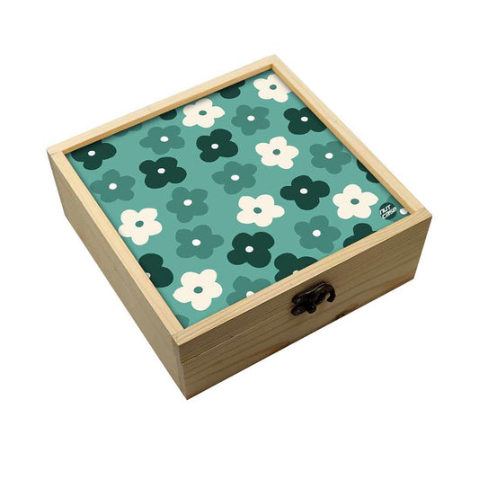 Jewellery Box Wooden Jewelry Organizer -  Irish Flowers Nutcase