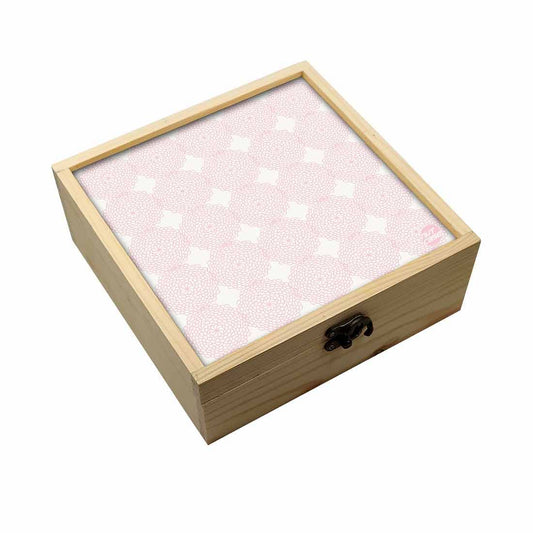 Jewellery Box Makepup Organizer -  Beautiful Pink Flower Nutcase