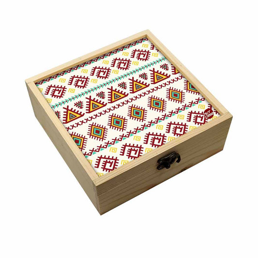 Jewellery Box Makepup Organizer -  Ethnic Patterns Nutcase