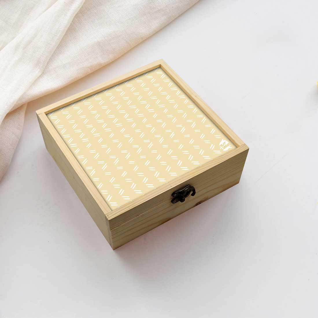 Jewellery Box Makepup Organizer -  Yellow Shade Nutcase