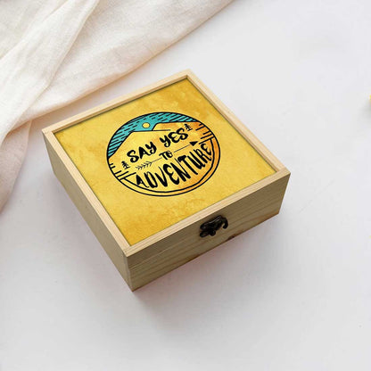 Jewellery Box Makepup Organizer -  Say Yes To Adventure Nutcase