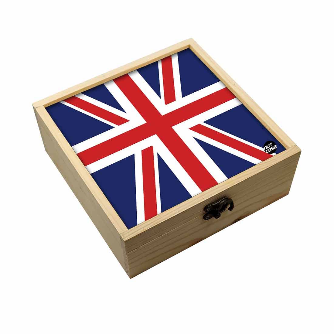 Jewellery Box Makepup Organizer -  Uk Flag Nutcase