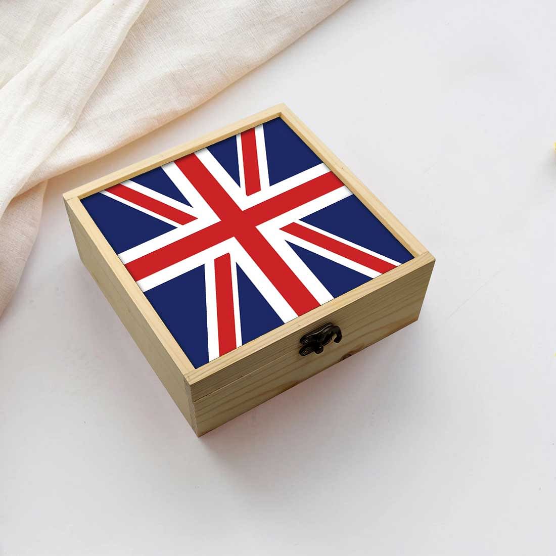 Jewellery Box Makepup Organizer -  Uk Flag Nutcase