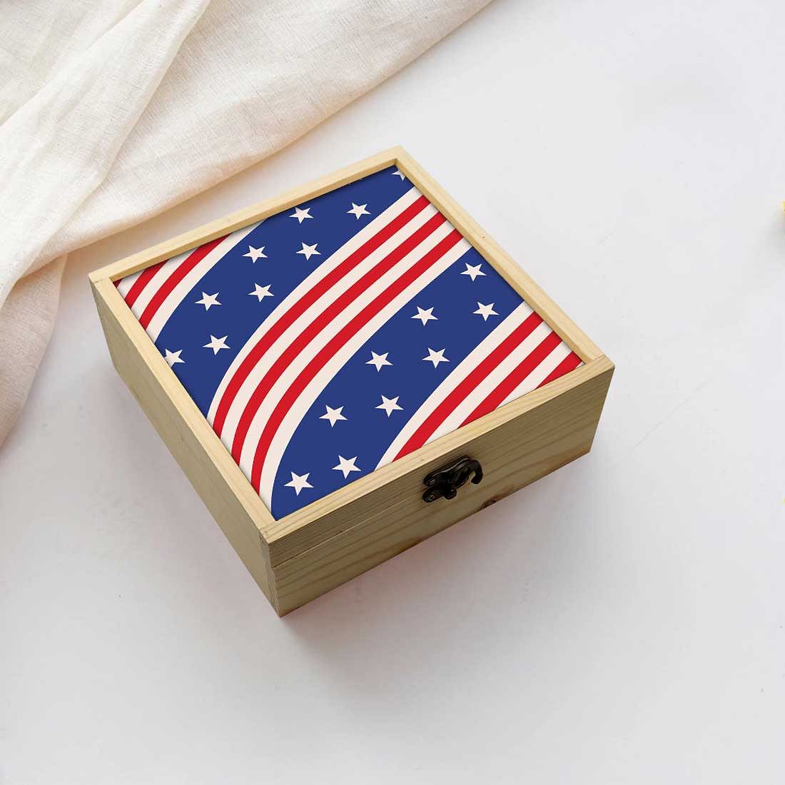 Jewellery Box Makepup Organizer -  Flag Nutcase