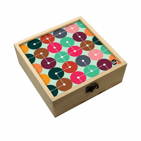 Jewellery Box Makepup Organizer -  Circle Code Map Nutcase