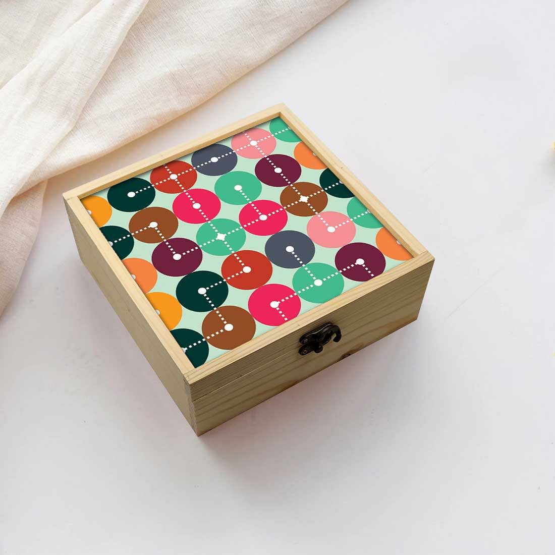 Jewellery Box Makepup Organizer -  Circle Code Map Nutcase