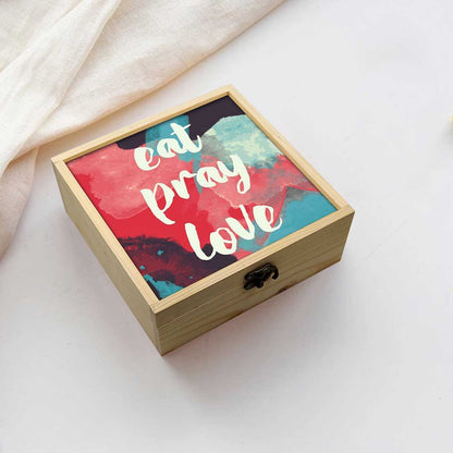 Jewellery Box Makepup Organizer -  Eat Pray Love Nutcase