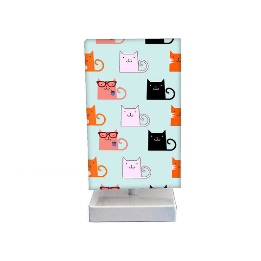 Table Lamp For Bedroom - Cute Cat World Nutcase