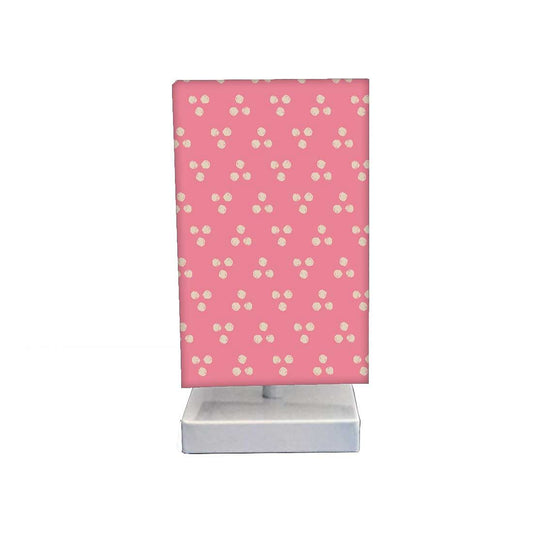 Table Lamp For Bedroom - 4 Dots - Pink Nutcase