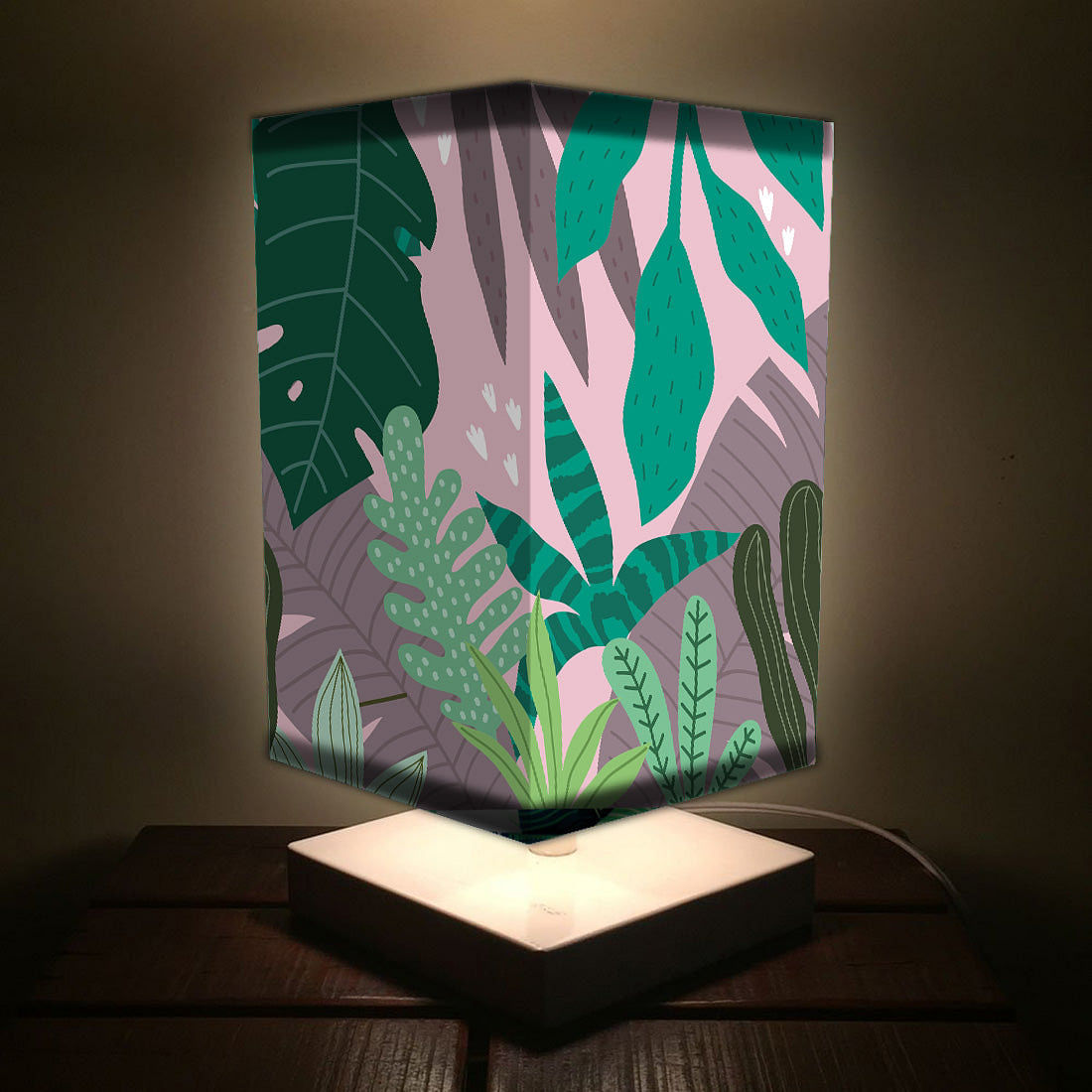 Side Table Lamps for Bedroom Tropical Nutcase