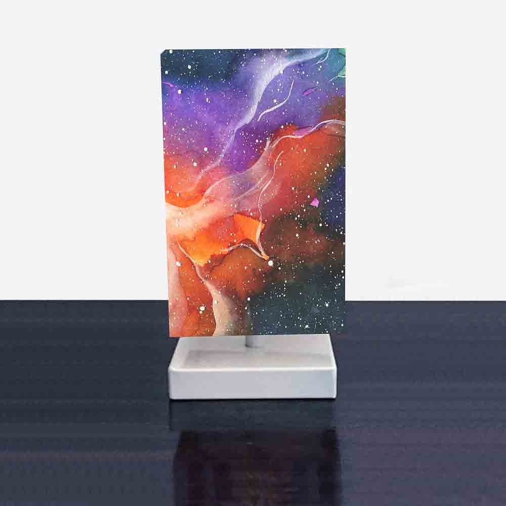 Watercolor Small Table Lamps for Living Room Nutcase