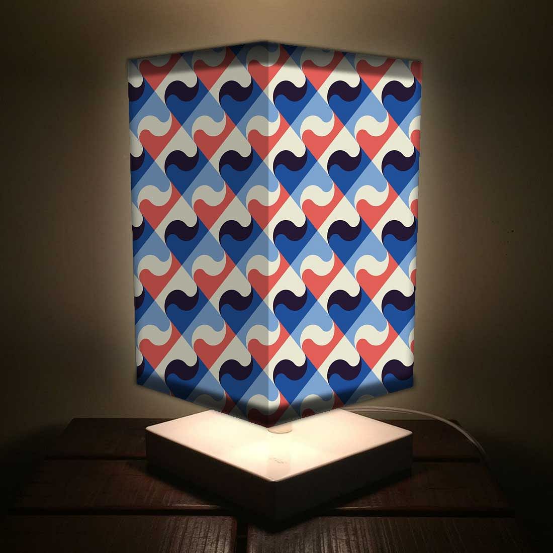 Small Retro Pattern Side Lamps for Bedroom Nutcase