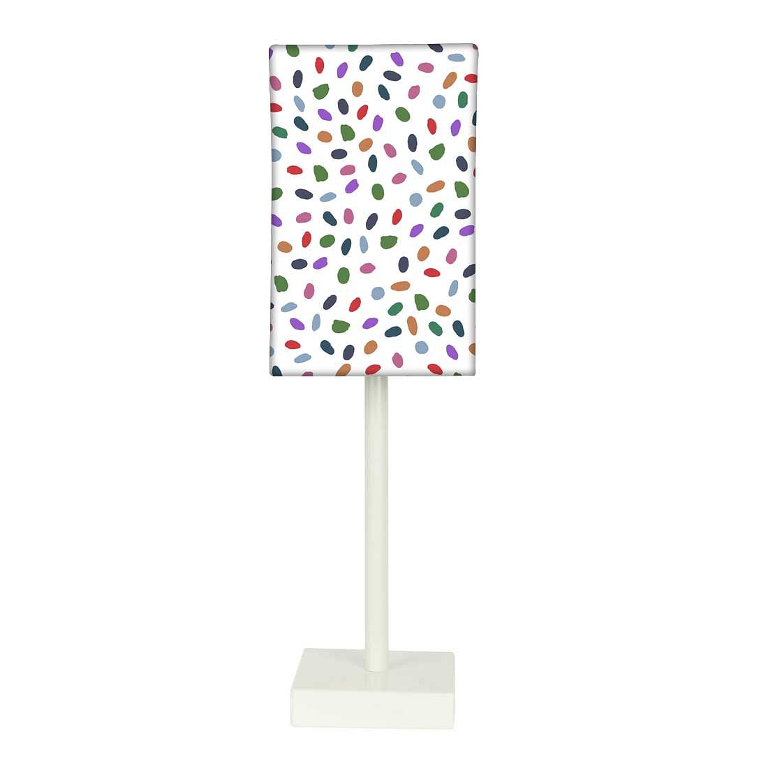 Tall Table Lamp For Living Rooms -   Multicolor Drops Nutcase