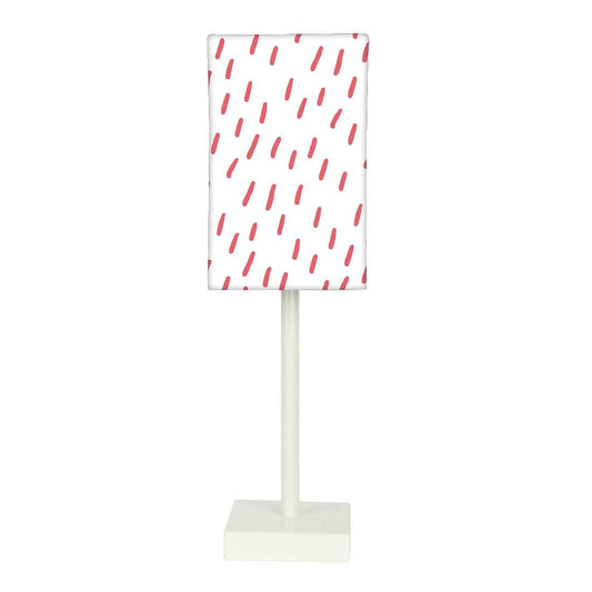 Tall Table Lamp For Living Rooms -   Pink Drops Nutcase