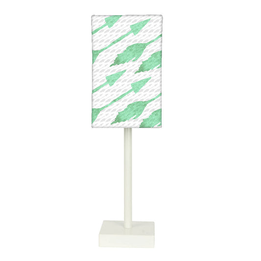 Tall Table Lamp For Living Rooms -   Green Arrows Nutcase