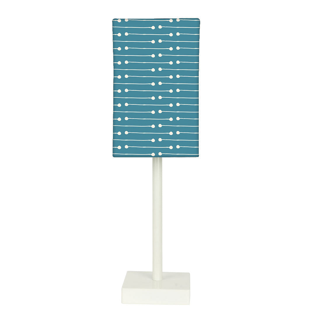 Tall Table Lamp For Living Rooms -   White Blue Arrows Nutcase