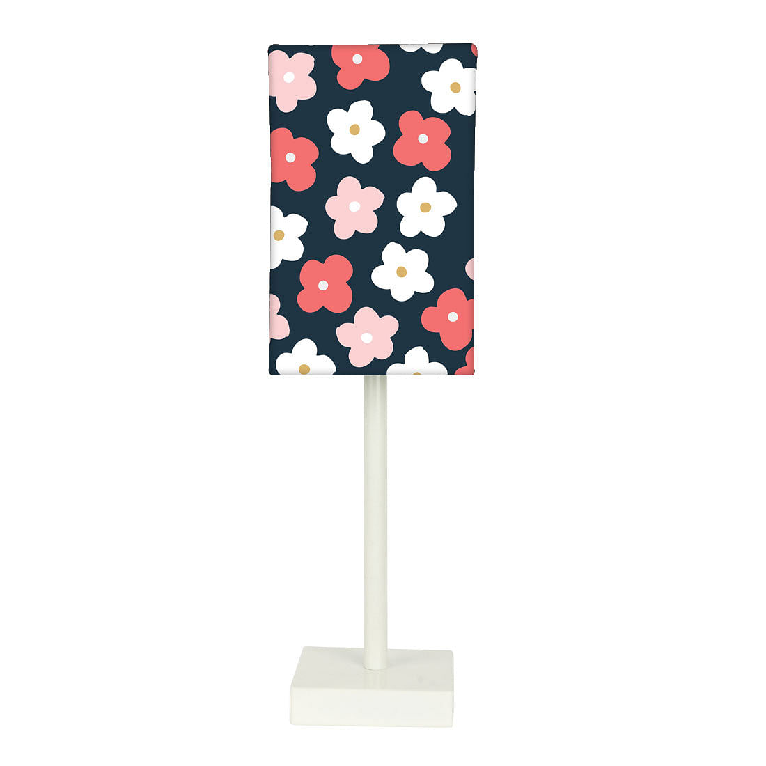 Tall Table Lamp For Living Rooms -   Spring Pink & Blue Nutcase