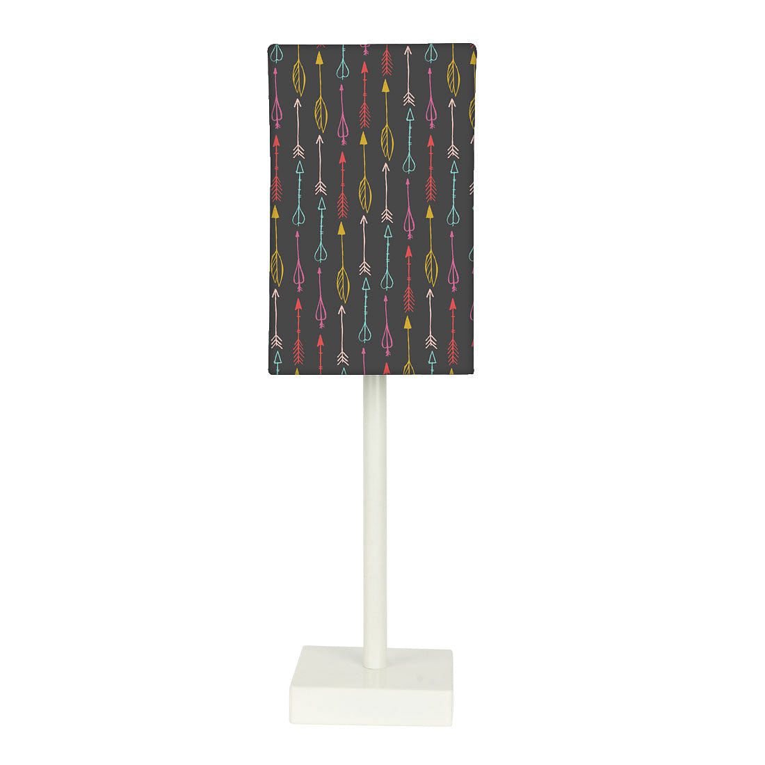 Tall Table Lamp For Living Rooms -   Multicolor Arrows Nutcase